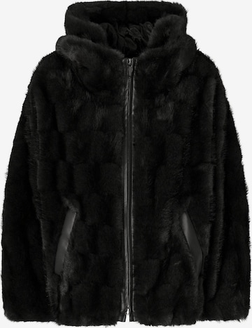 Veste d’hiver 'PINKO CADETIA CAPPA ASPEN ASPETTO VISONE SCANA PELLICCIA' PINKO en noir : devant