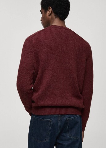 MANGO MAN Pullover 'Moses' in Rot