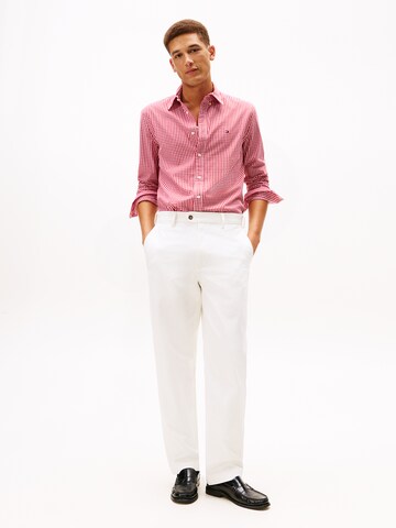 TOMMY HILFIGER Regular Fit Hemd in Rot