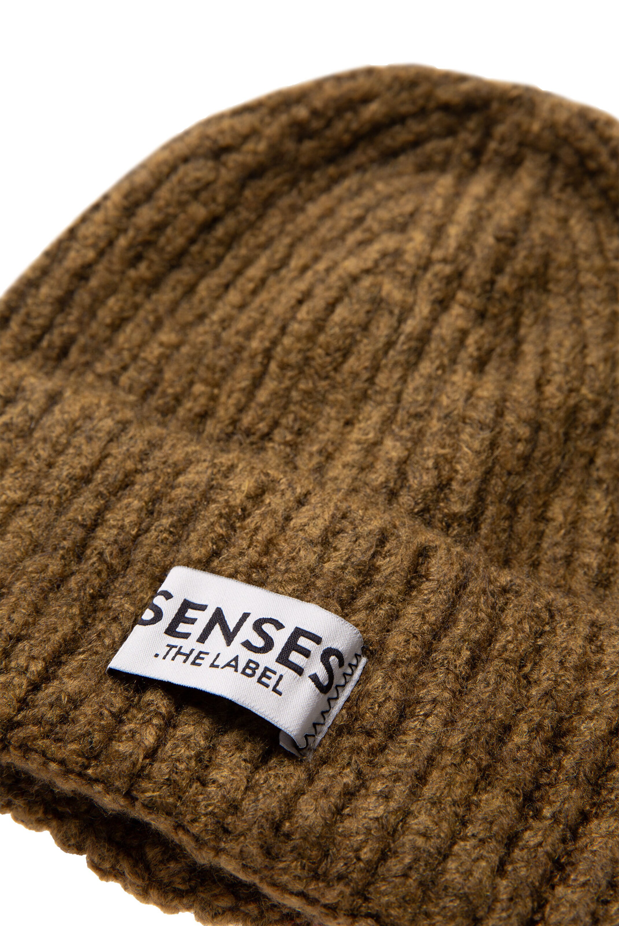 SENSES.THE LABEL Beanie in Brown