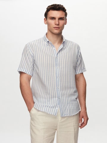 D’S Damat Regular fit Button Up Shirt in Blue