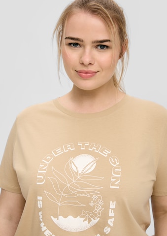 T-shirt QS en marron