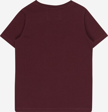 WOOD WOOD Shirt 'Ola Typo' in Rood