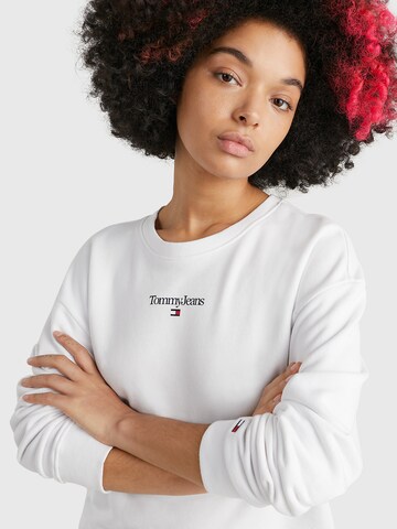 Sweat-shirt Tommy Jeans en blanc