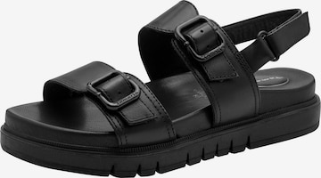 Tamaris Sandale in Schwarz: Vorderseite