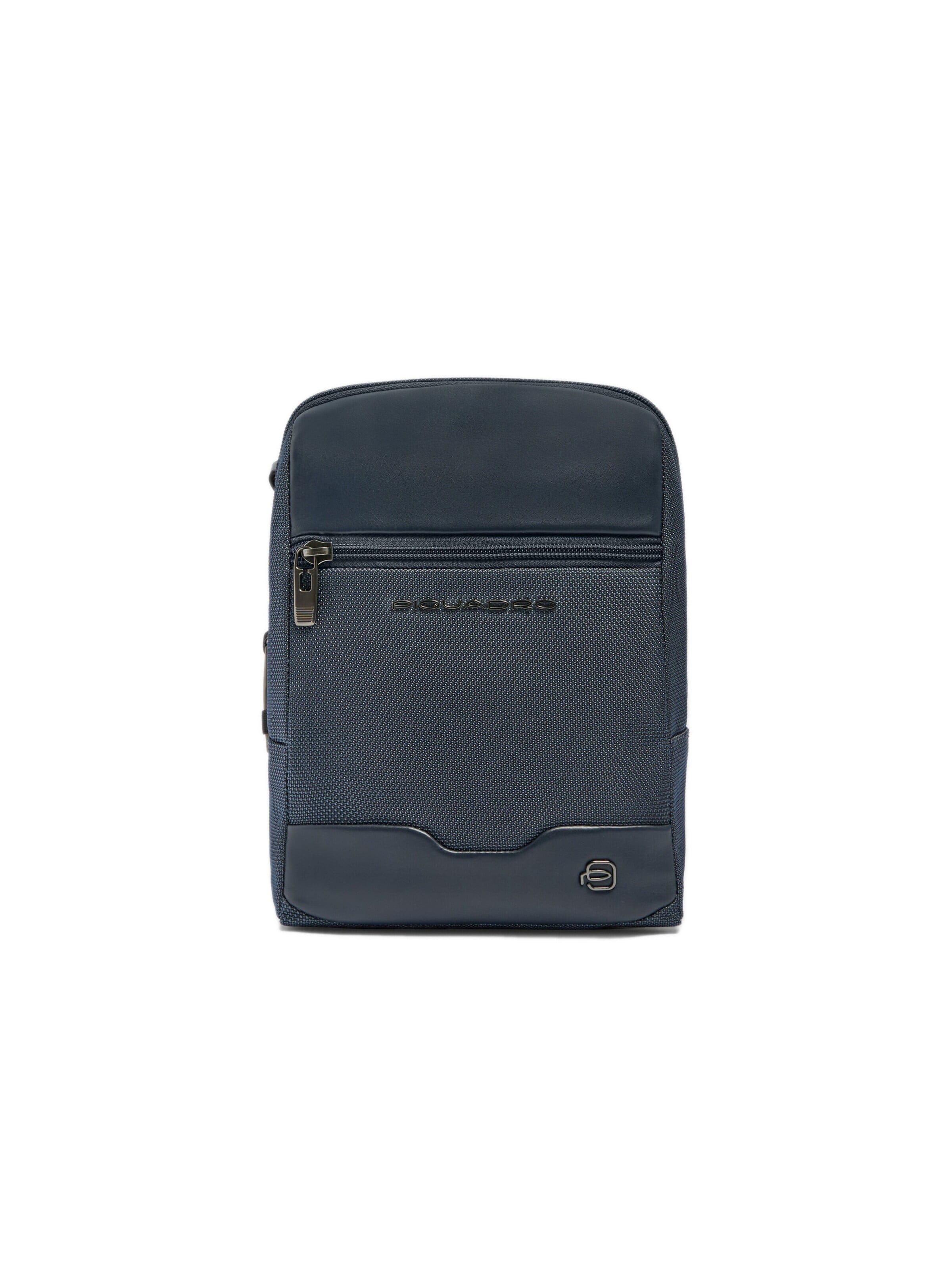 Piquadro Schoudertas in Blauw: voorkant