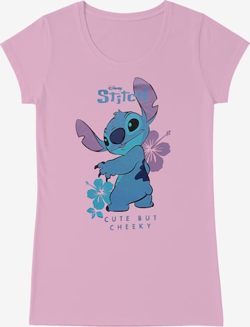 DISNEY Nachthemd 'Lilo & Stitch - Cute but Cheeky' in Pink: Vorderseite