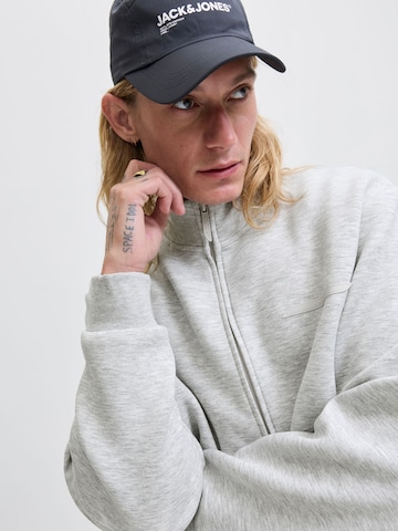 JACK & JONES Кофта на молнии 'JCOFusion' в Серый