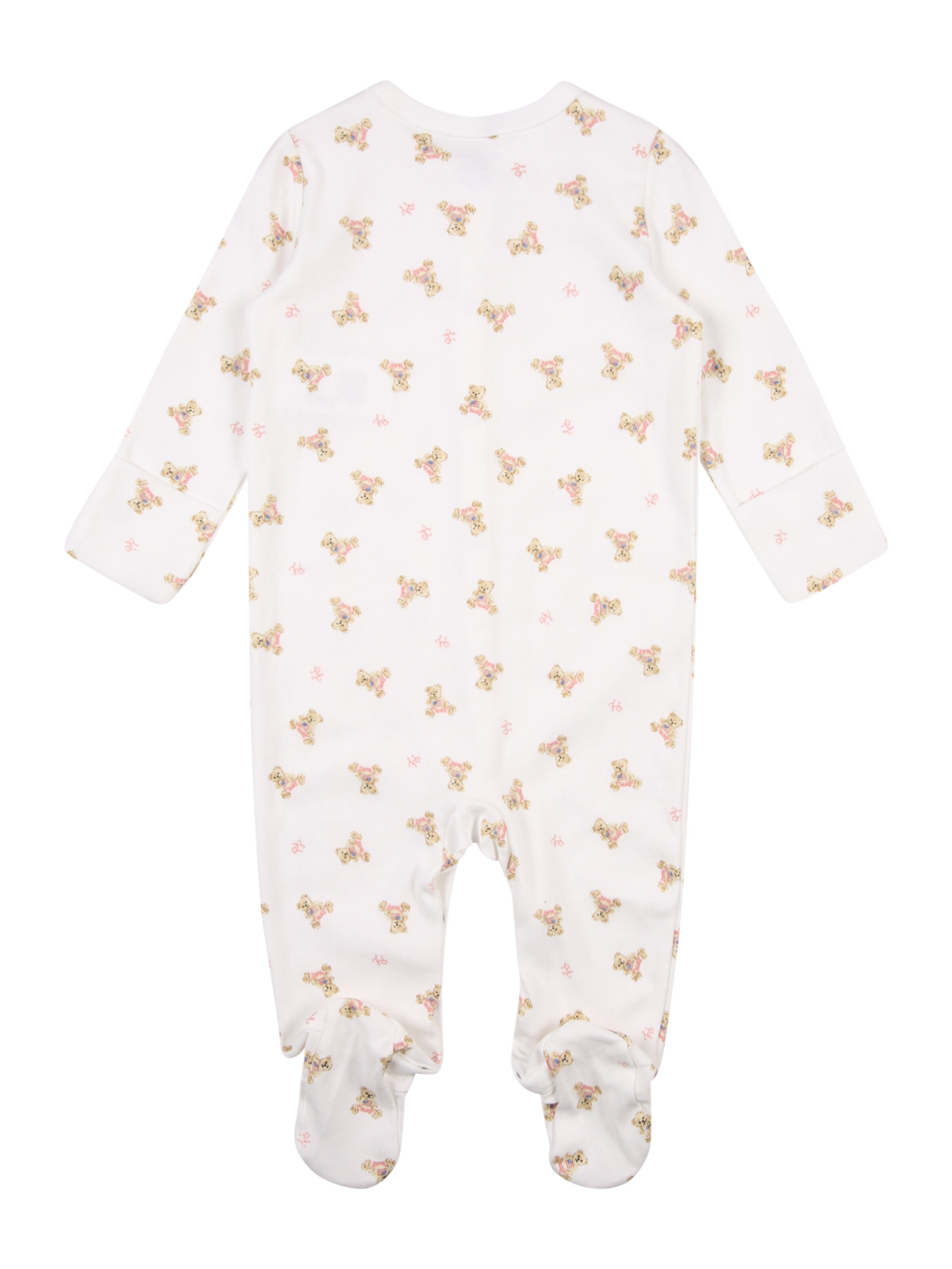 Polo Ralph Lauren Overall 'BEAR' i hvid