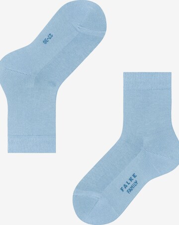 FALKE Socks 'Family' in Blue: front