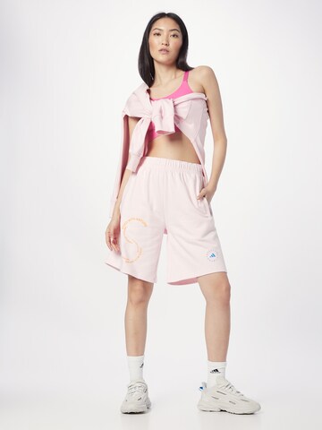 Loosefit Pantalon de sport ADIDAS BY STELLA MCCARTNEY en rose
