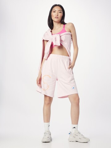 ADIDAS BY STELLA MCCARTNEY Loose fit Workout Pants in Pink