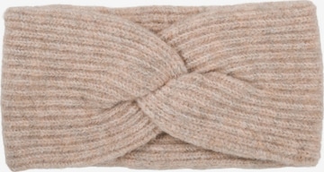 styleBREAKER Headband 'Strick Stirnband Rippenmuster Twist Knoten' in Brown: front