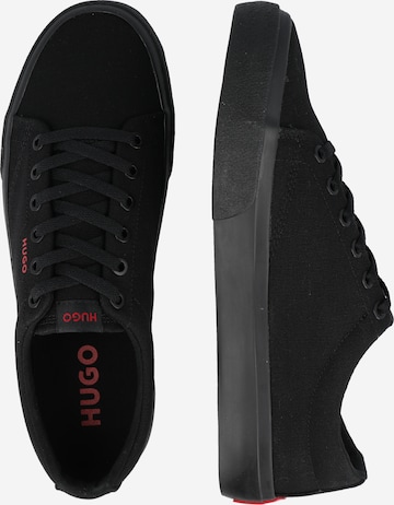 HUGO Red Sneaker 'Dyerh' in Schwarz