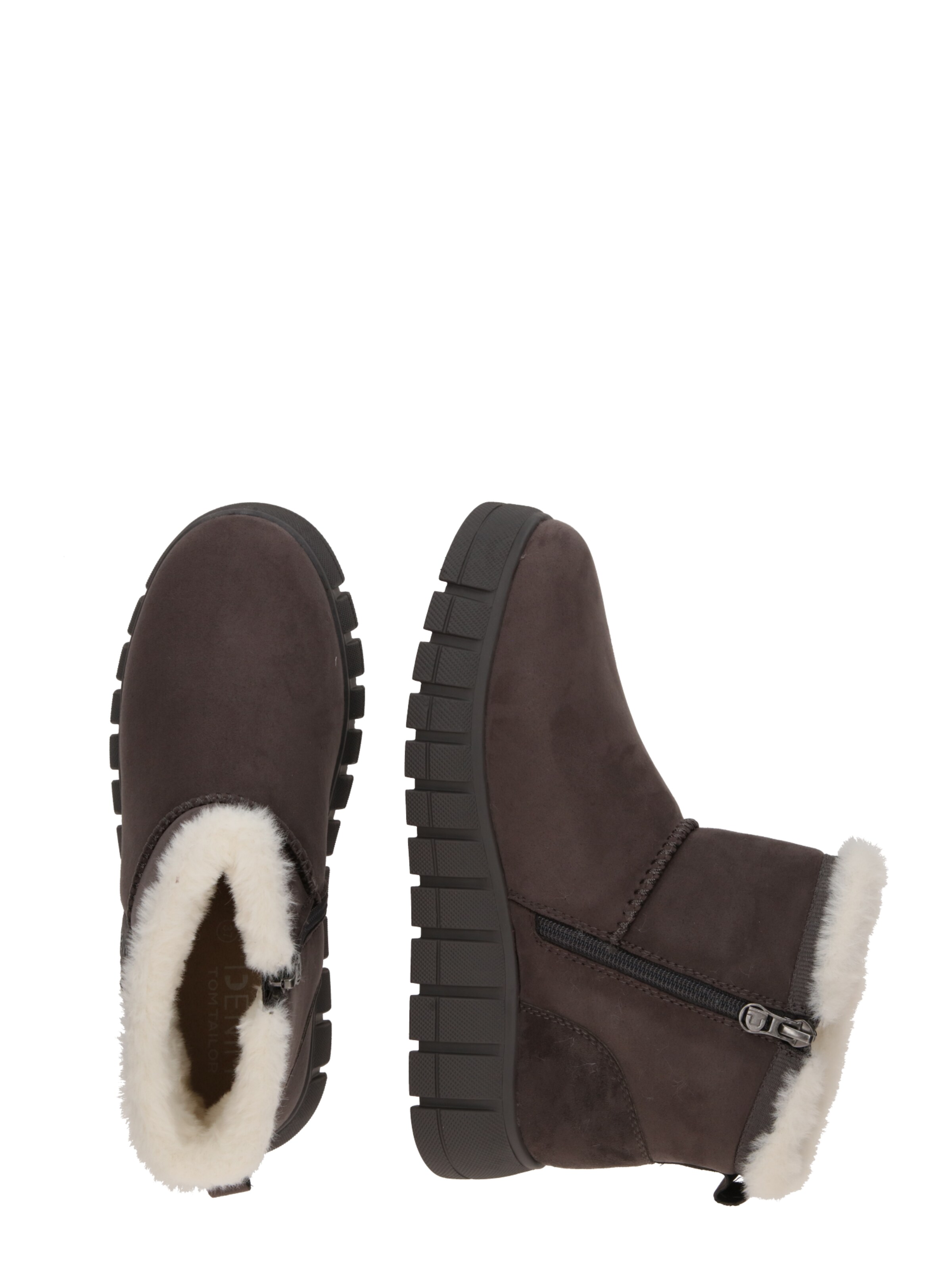 TOM TAILOR Kozačky – šedá