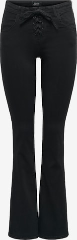 ONLY Flared Jeans 'BLUSH' in Black: front