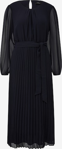 s.Oliver BLACK LABEL Kleid in Blau: Vorderseite