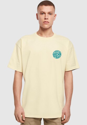 Merchcode T-shirt 'Dance Under Stars' in Gelb: Vorderseite