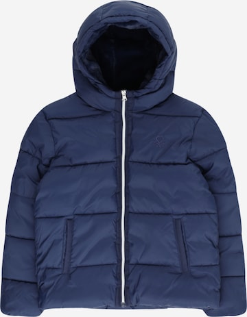 UNITED COLORS OF BENETTON Winterjas in Blauw: voorkant