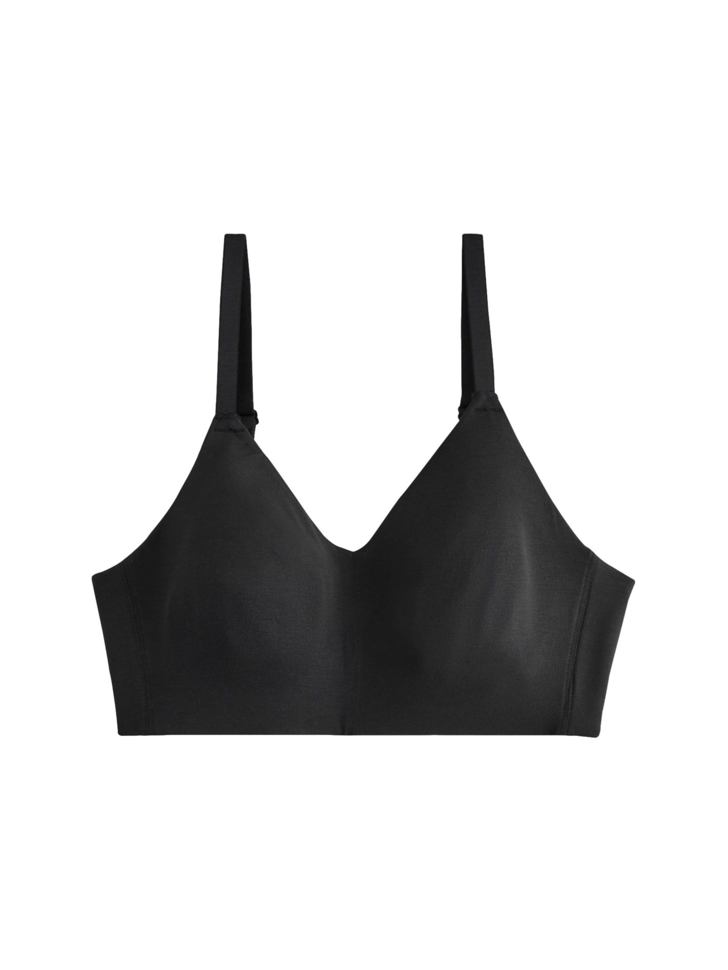 Next Õlapaelteta topp Rinnahoidja 'Ultimate Comfort', värv must: eest vaates