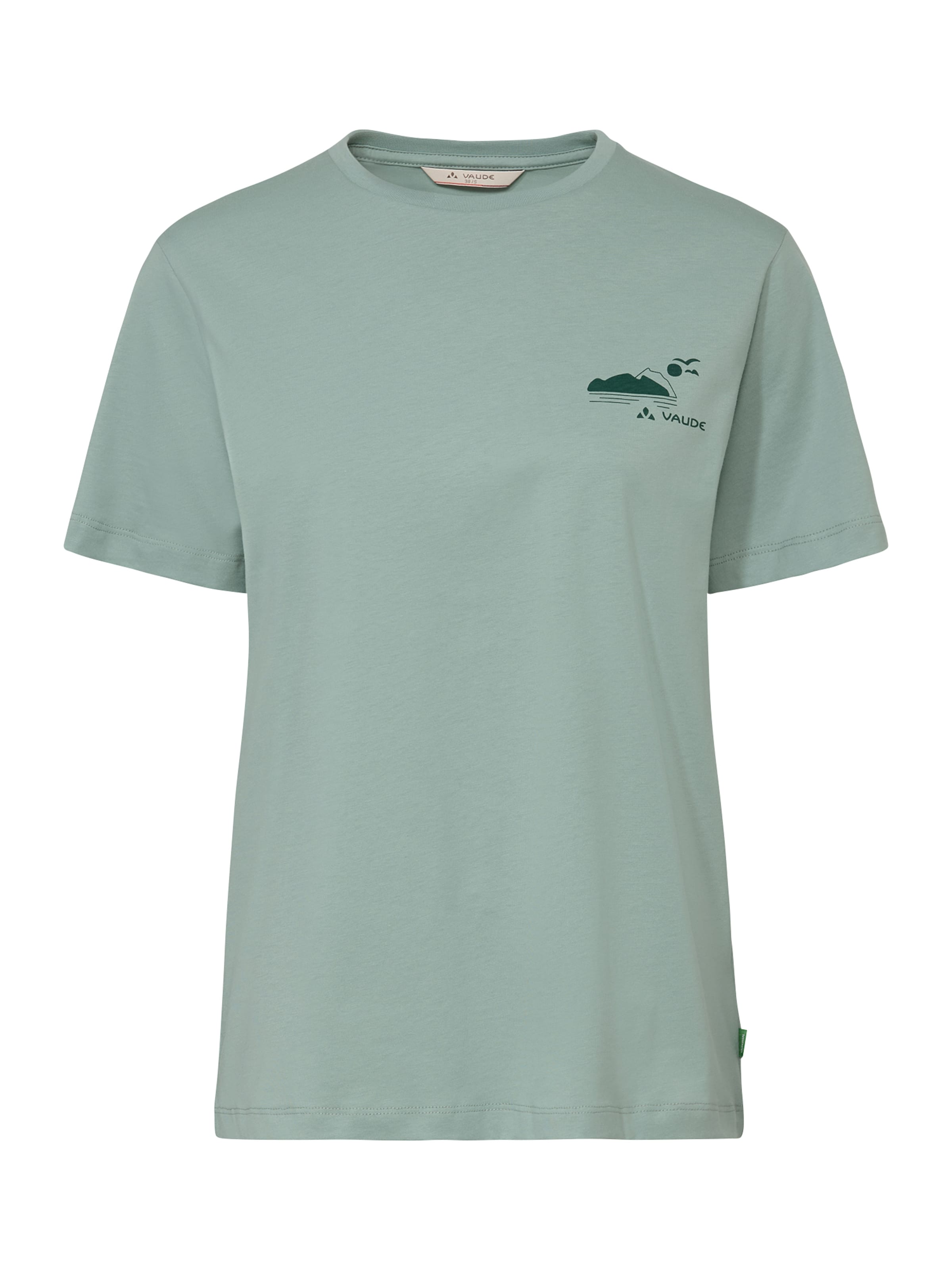 VAUDE Sportshirt 'Spirit II' in Grün: Vorderseite