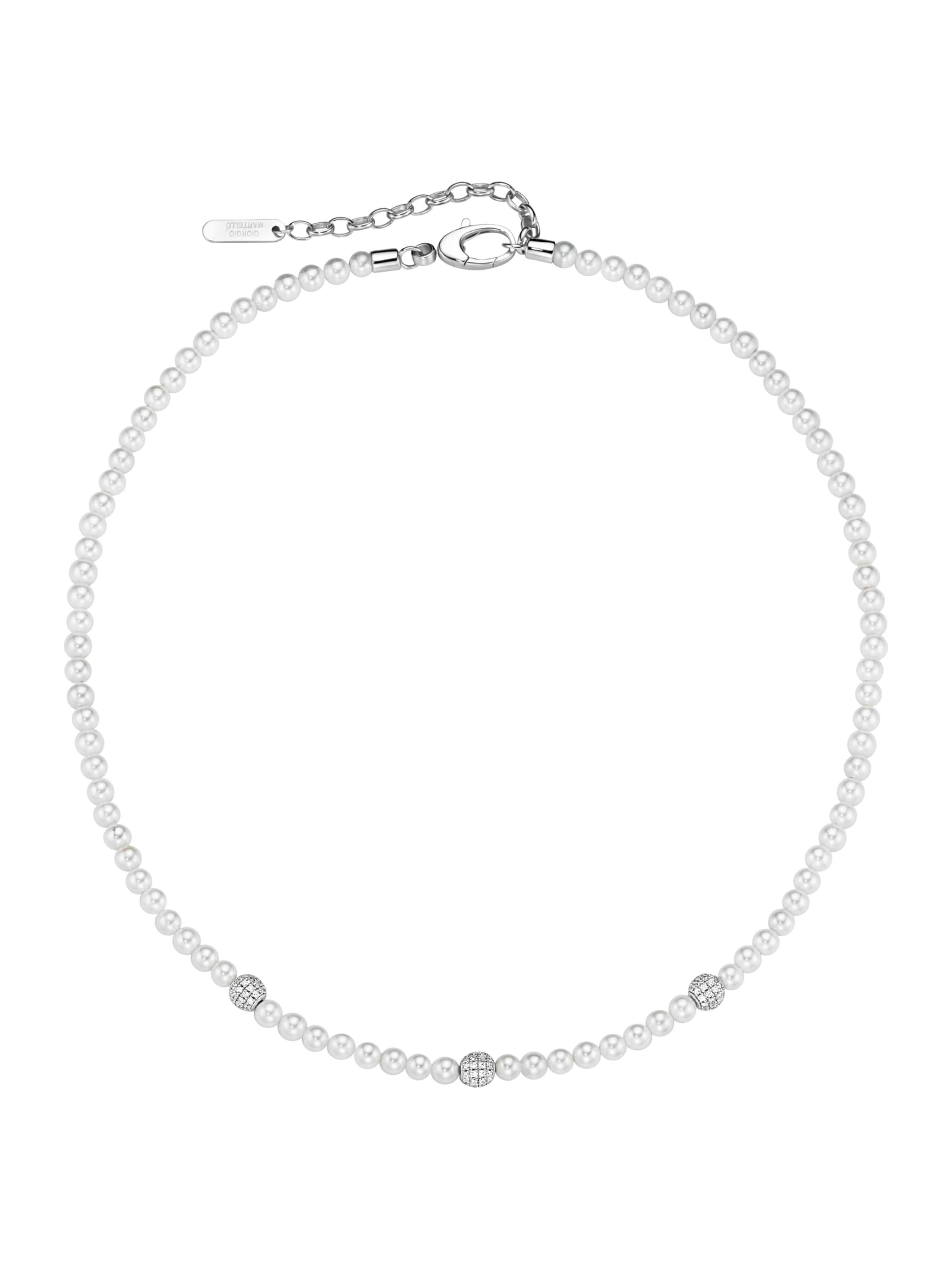 Giorgio Martello Milano - Colar em prata: frente