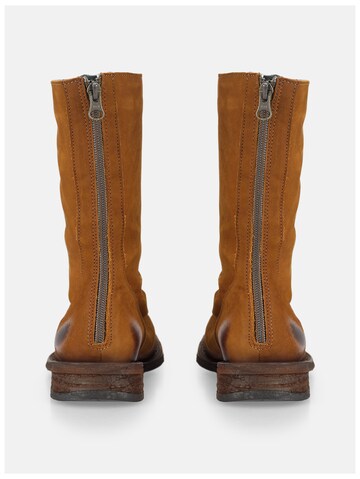 Felmini Wide Fit Ankle Boots in Brown
