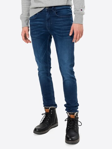 Coupe slim Jean 'Jet' BLEND en bleu : devant