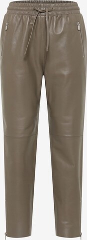 Carlo Colucci Pants ' Demichiel ' in Green: front