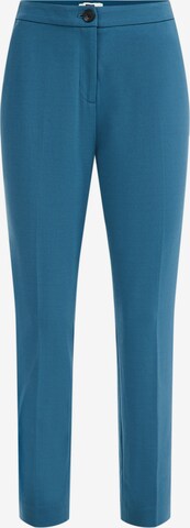 WE Fashion Slimfit Hose in Blau: predná strana