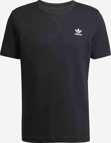 ADIDAS ORIGINALS - Camiseta 'Trefoil Essentials' en negro: frente