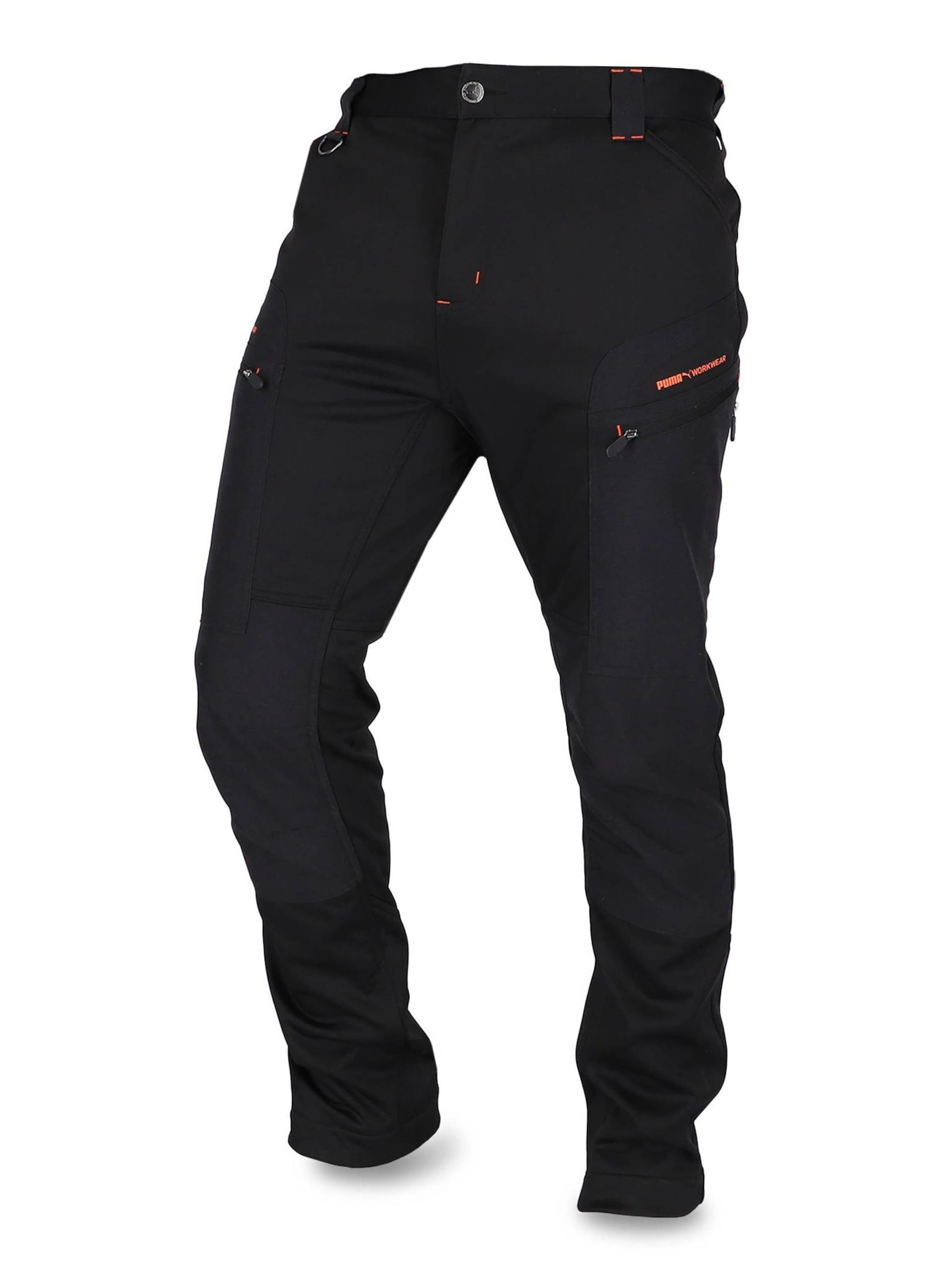 PUMA Workwear Regular Athletic Pants 'ProOne Alpine' in Orange: front