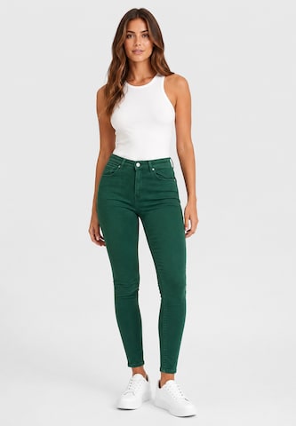 Slimfit Jeans di Elara in verde