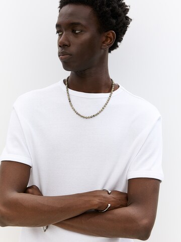 T-Shirt Pull&Bear en blanc