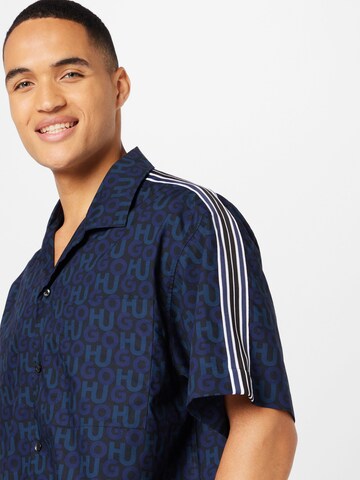 Coupe regular Chemise 'Egeeno' HUGO en bleu