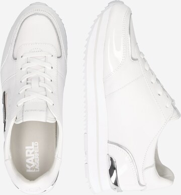 Sneaker low 'VELOCITA II' de la Karl Lagerfeld pe alb