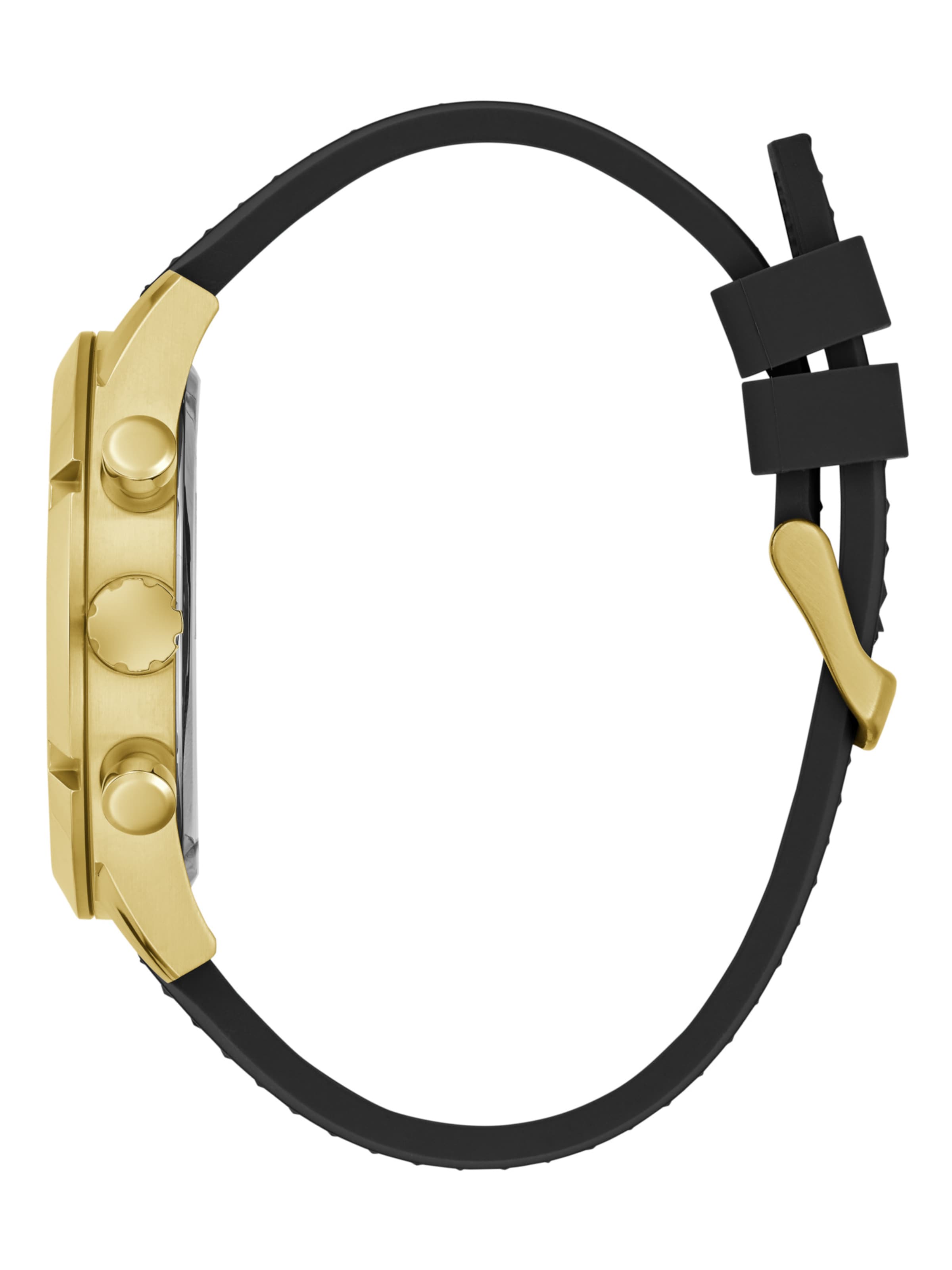 GUESS Analogt ur 'GS Resistance' i sort