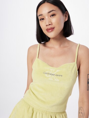 Calvin Klein Jeans Top – žlutá
