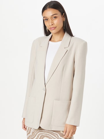 Abercrombie & Fitch Blazer in Grey: front