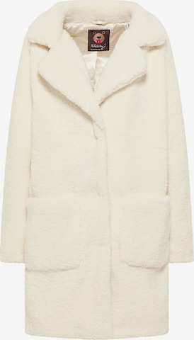 taddy Between-Seasons Coat in White: front