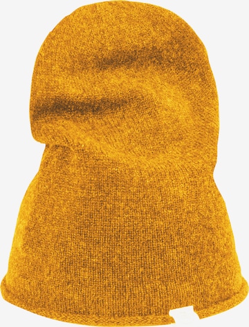 Berretto di CASH-MERE.CH in giallo: frontale