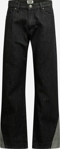 Urban Classics Loosefit Jeans in Zwart: voorkant