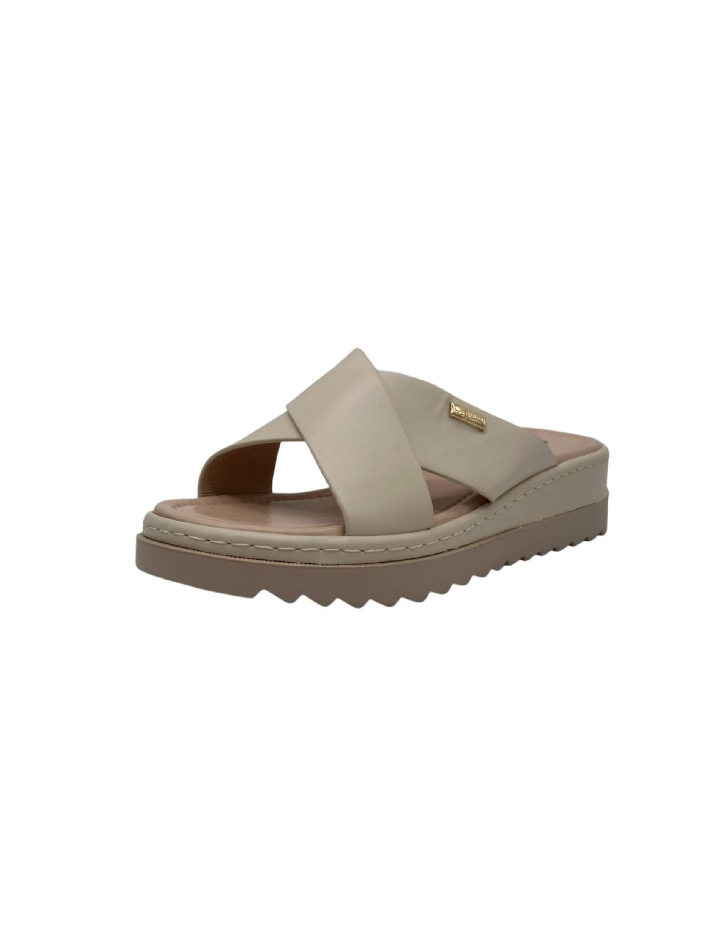 Nowaland Hausschuh‌‌‌‌‌‌‌‌ in Beige: Vorderseite