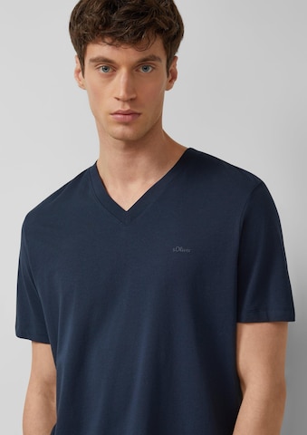 T-Shirt s.Oliver en bleu