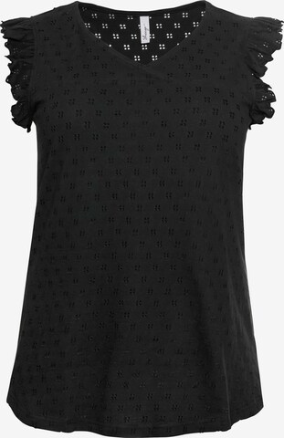 SHEEGO Top in Black: front