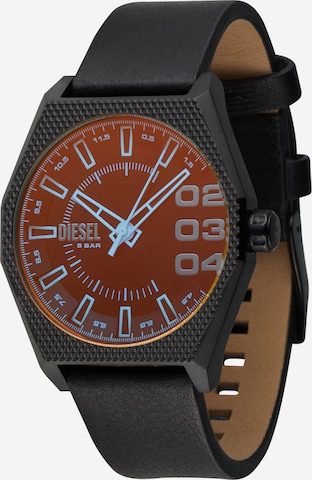 DIESEL - Reloj analógico en negro: frente