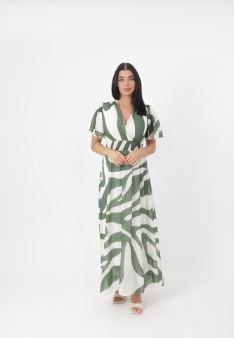 Elara Summer dress in Green: front