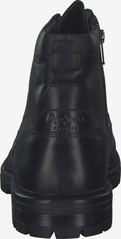 Pepe Jeans Lace-Up Boots 'PMS50215' in Black