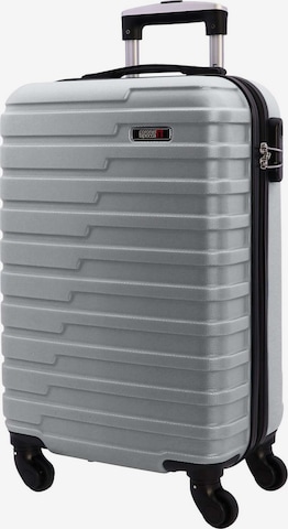 Coronel Tapioca - Carrito 'Coronel Tapioca - Maletas de Viaje Cabina - Maleta Cabina - Maletas de Viaje - Apta para Ryannair- Trolley Equipaje para Avion Resistente con 4 Ruedas de 360º y candado' en plata: frente
