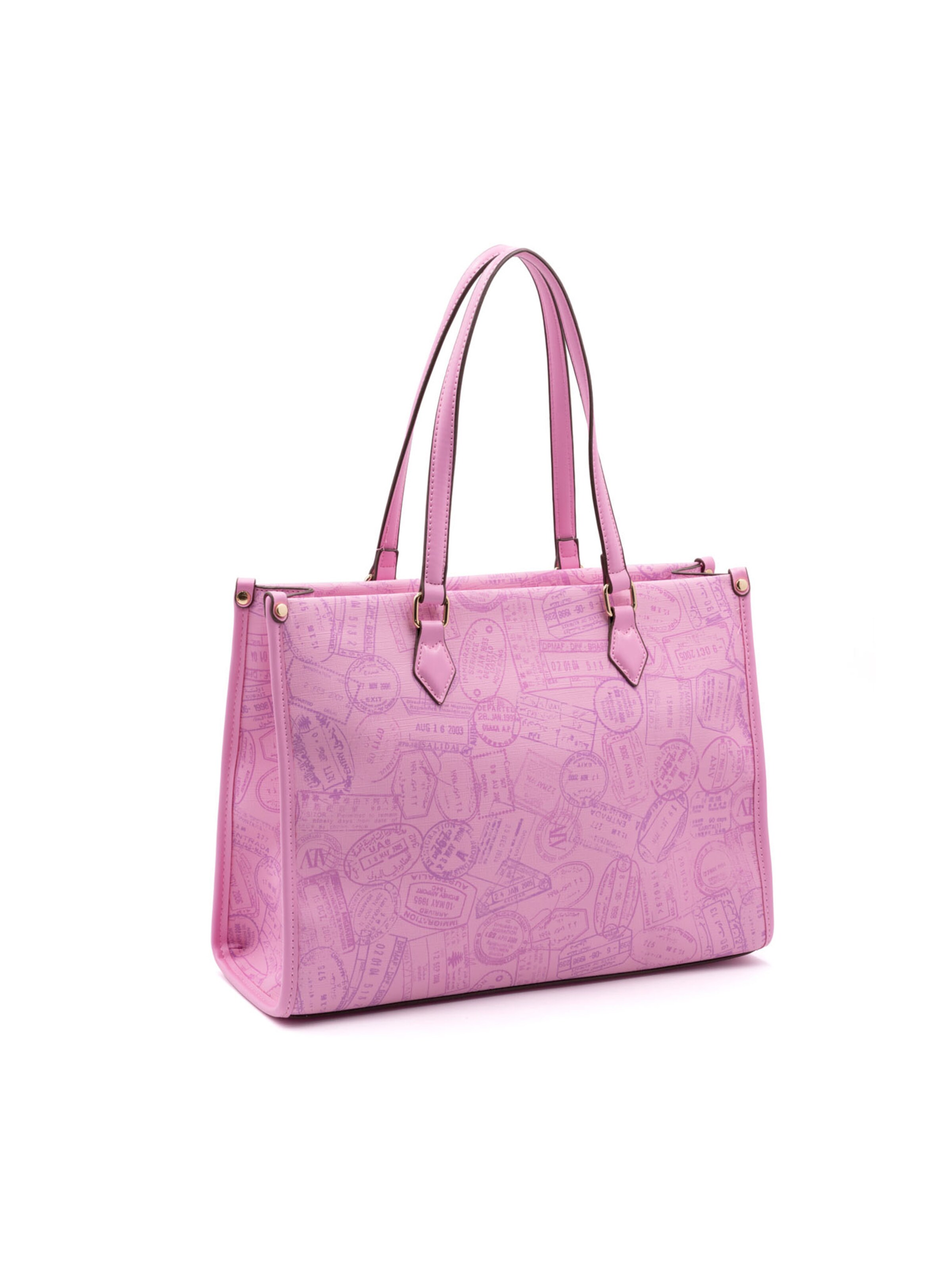 Alviero Martini Schultertasche in Pink: Vorderseite